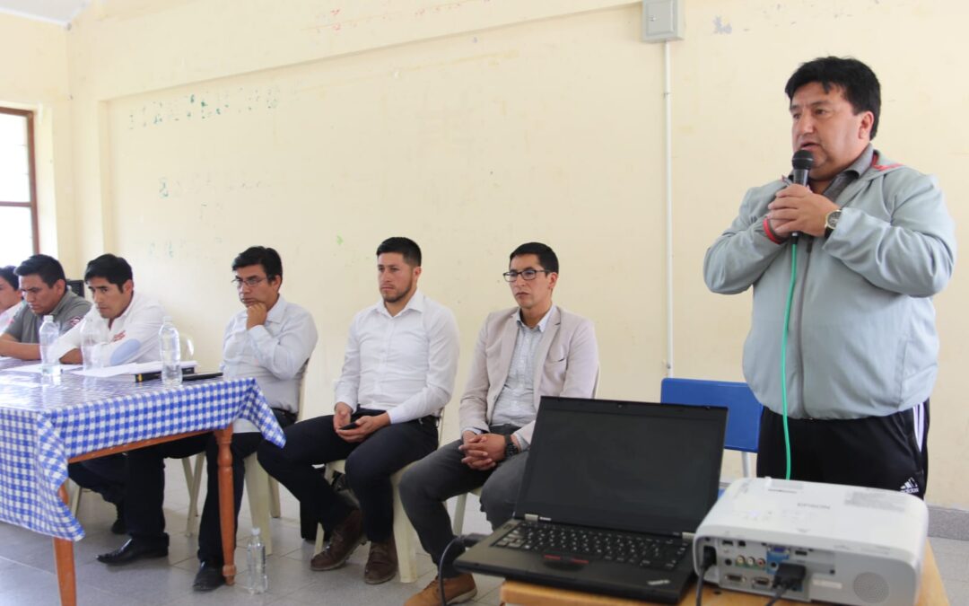 EN REUNIÓN DE COORDINACIÓN ABORDAN PROBLEMÁTICA DE LA CARRETERA BAMBAMARCA AL MARAÑÓN